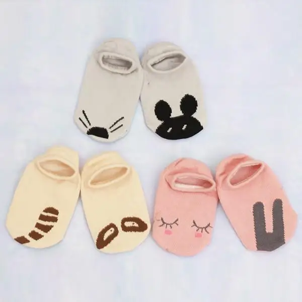 

Cartoon Unisex Baby Girls Boys Toddler Boat Socks Spring Fall Cotton Socks 0-4Y