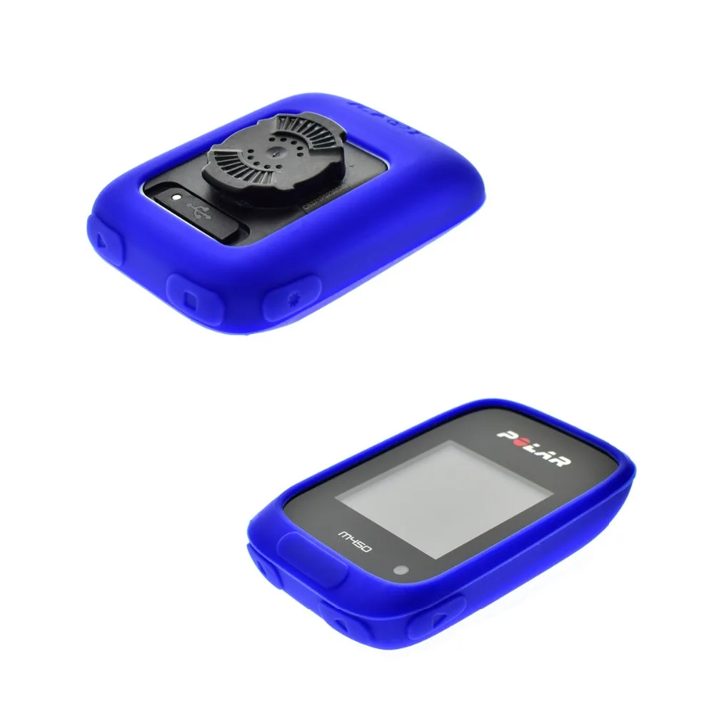 Durable Rubber Protective Skin Case with Screen Shield Film for GPS Cycling Computers