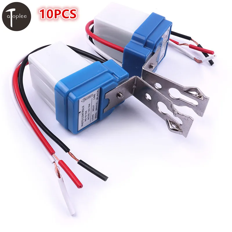 

Wholesale 10PCS AC/DC 12V 10A Dusk Till Dawn Automatic Photocell Light Sensor Detector Switch Photo Control Sensor