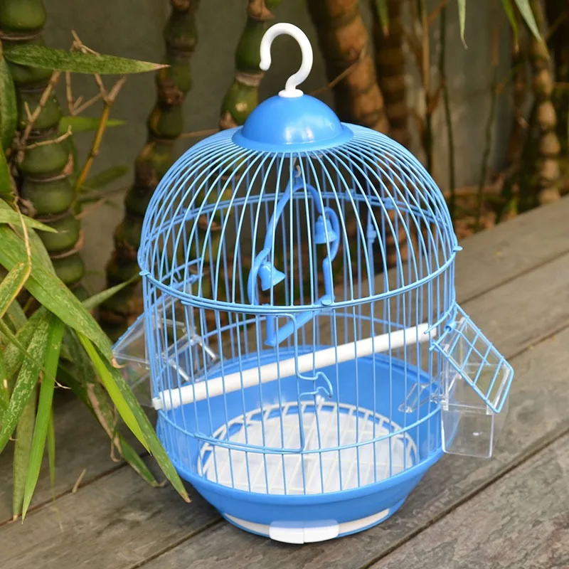 Accueil Petite Cage à Oiseaux Ronde Pet Parrot Finch Cage à