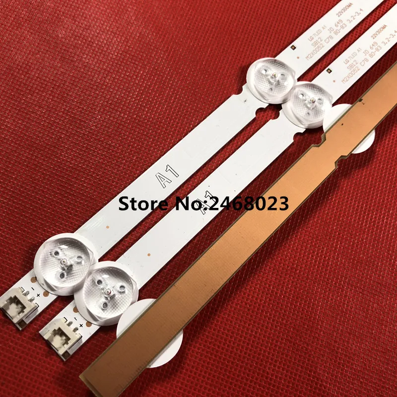 6pcs/lot 630mm 7 LED Backlight for LG 32'' TV 32ln541v 32LN540V A1/B1