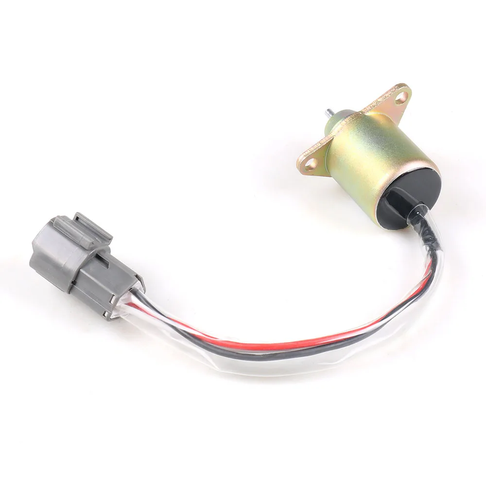 1PC 12V Car Fuel Shut Down Solenoid Valve Metal for Hyundai Daewoo Komatsu For Replace Yanmar 11923377932 1503ES-12S5SUC12S