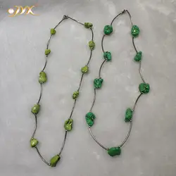 JYX 328 распродажа специальный Seckill бирюзовое ожерелье Нерегулярные цепочки и ожерелья Два цвета с 17 "ограниченное количество