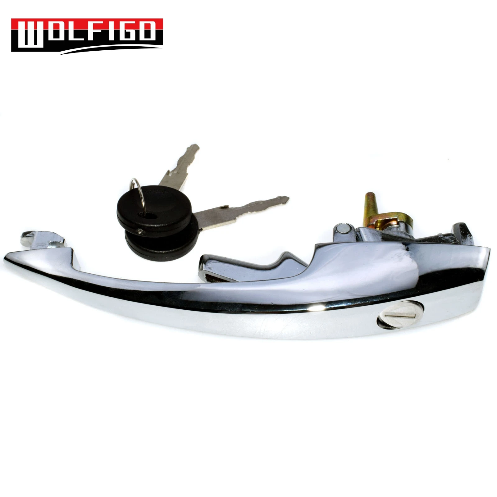 Внешняя внешняя дверная ручка WOLFIGO с клавишами для VW Super Beetle Bug 1968 113898205 113837205M