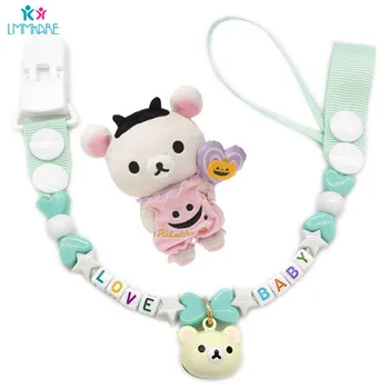 

Baby Pacifier Clip Chain Cute Cartoon Baby Soother Dummy Clips String Pacifier Chain Anti-Drop Rope Chain Nipple Holder Teether