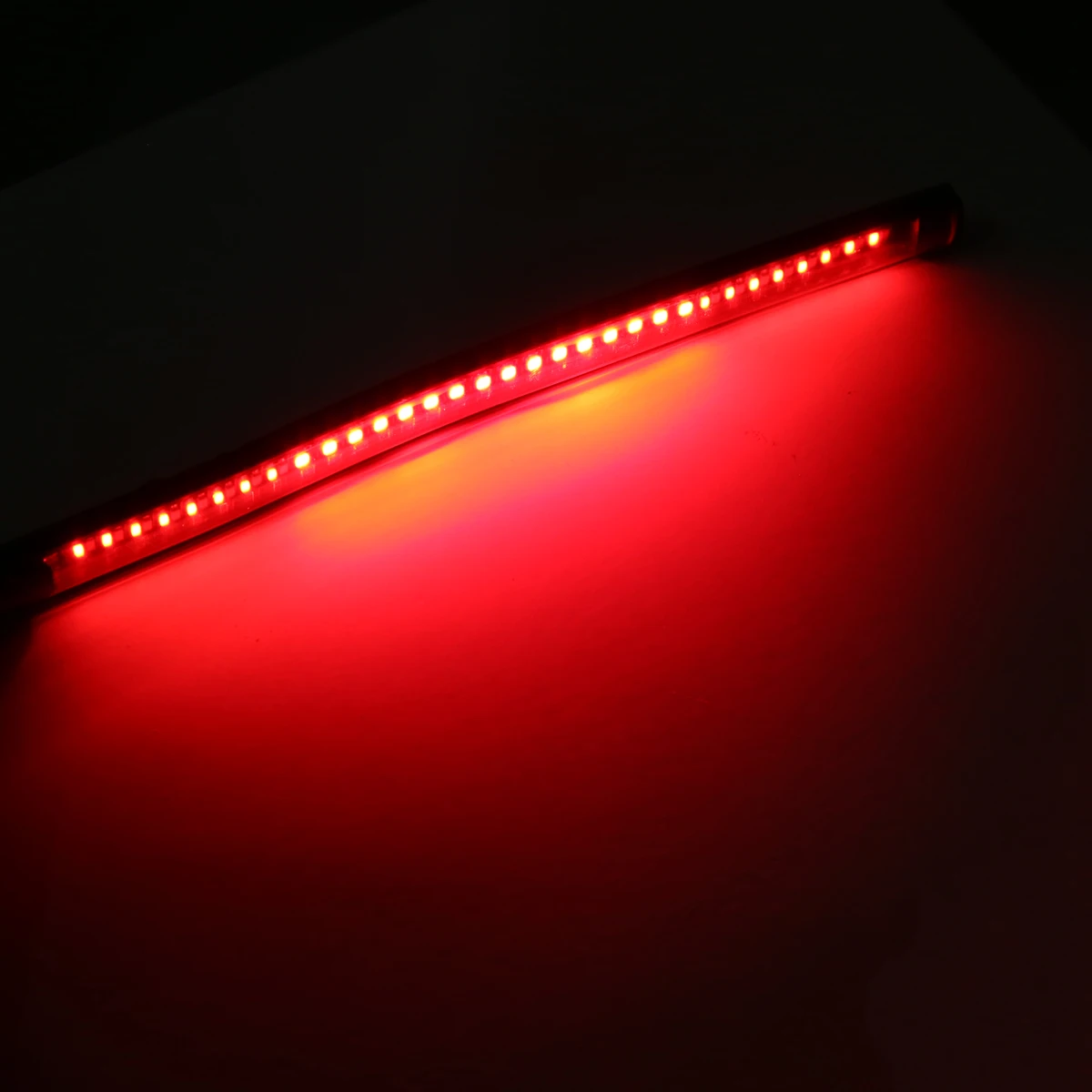 New Arrival 1PC Universal Flexible LED Brake Tail Stop Light Motorcycle Turn Signal License Plate Strip Mayitr