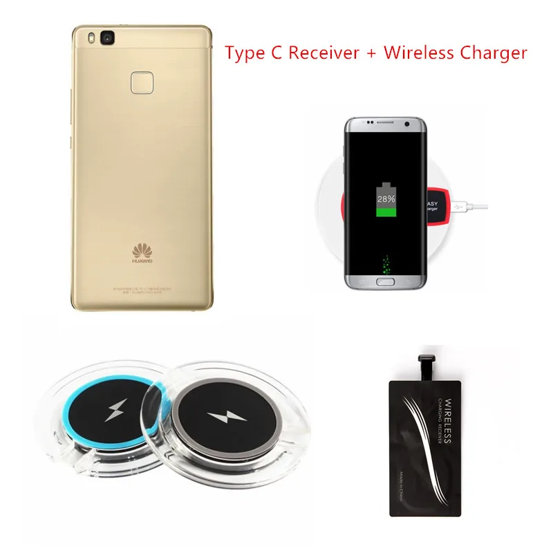 bilder für Drahtlose Ladegerät Für Huawei P10 P9 Plus Ladeadapter Zubehör Typ C USB C Qi Wireless Receiver Für Huawei P9 P10Plus Fall bilder für Drahtlose Ladegerät Für Huawei P10 P9 Plus Ladeadapter Zubehör Typ C USB C Qi Wireless Receiver Für Huawei P9 P10Plus Fall
