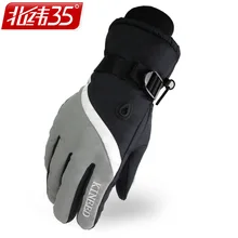 Теплые Для мужчин Для женщин Лыжный спорт Сноуборд Прихватки для мангала ветрозащитный Водонепроницаемый лыжный Прихватки для мангала зимние снегоходные Зимние перчатки зимние Прихватки для мангала HXST03