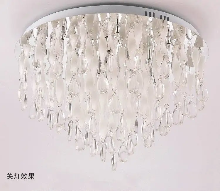Лампы модные роскошные led хрустальный светильник потолочный светильник спальня лампа 2042