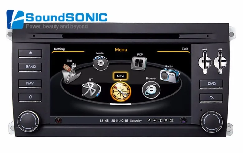 Clearance Cayenne DVD GPS For Porsche Cayenne 2003-2010 2Din Car Radio Stereo DVD GPS Navigation Sat Navi USB Audio Video Player Bluetooth 1