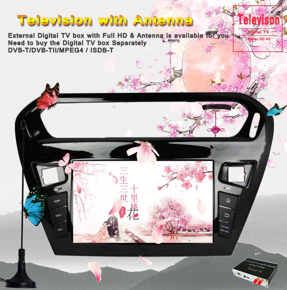 Discount 4GB RAM Android 9.0 Octa Core Car Dvd Player For PEUGEOT 301 2013-2016-2018 Ips Touch Screen Head Units Tape Recorder Map Radio 8