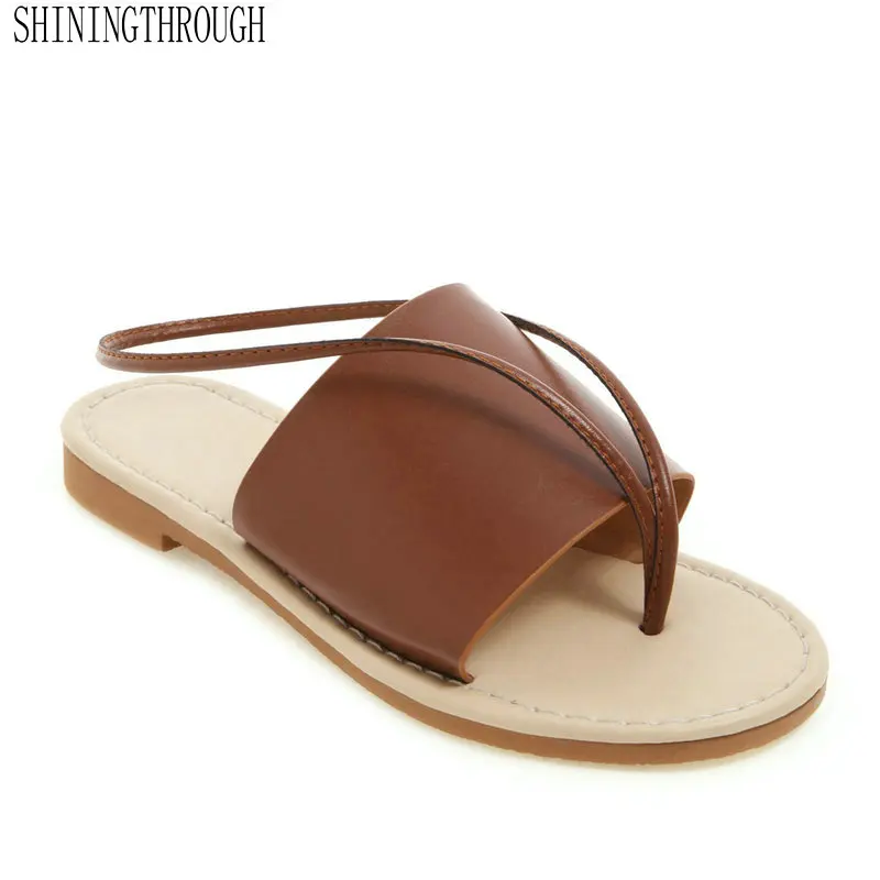 

NEW Fashion and Contracted After Mixing with Women Sandals Summer Women Erogenous Flat Casual Beach Shoes Large Size 42 43