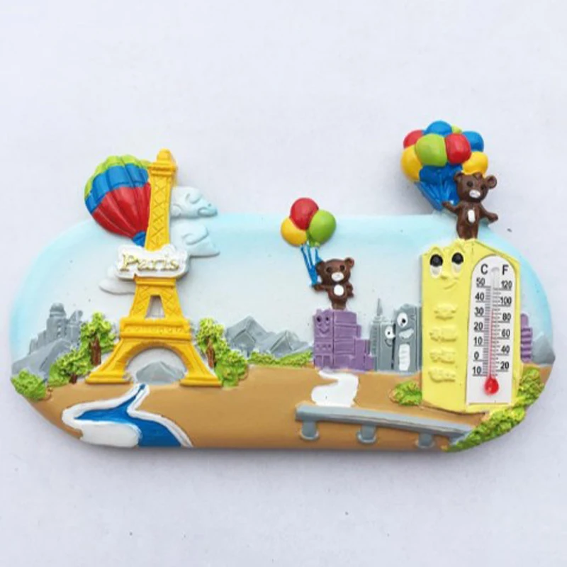 1 Pcs Creative Cartoon France Paris Tower Tourist Souvenir Fridge