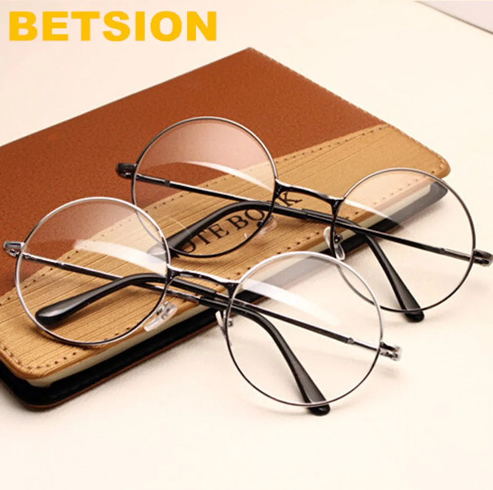 vintage round metal glasses