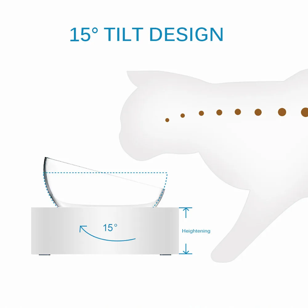Нескользящие миски для кошек, двойные миски с поднятым подставкой, миски для корма и воды для домашних животных, кормушки для собак, миски для кошек, принадлежности для домашних животных