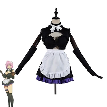 

Anime FGO Fate/Grand Order Matthew Cosplay Costume Women Maid Dress Halloween Carnival Uniforms Cute Dress for Women Custom Made
