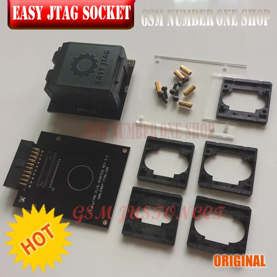 Легкий JTAG плюс коробка EMMC гнездо(BGA153/169, BGA162/186, BGA221, BGA529