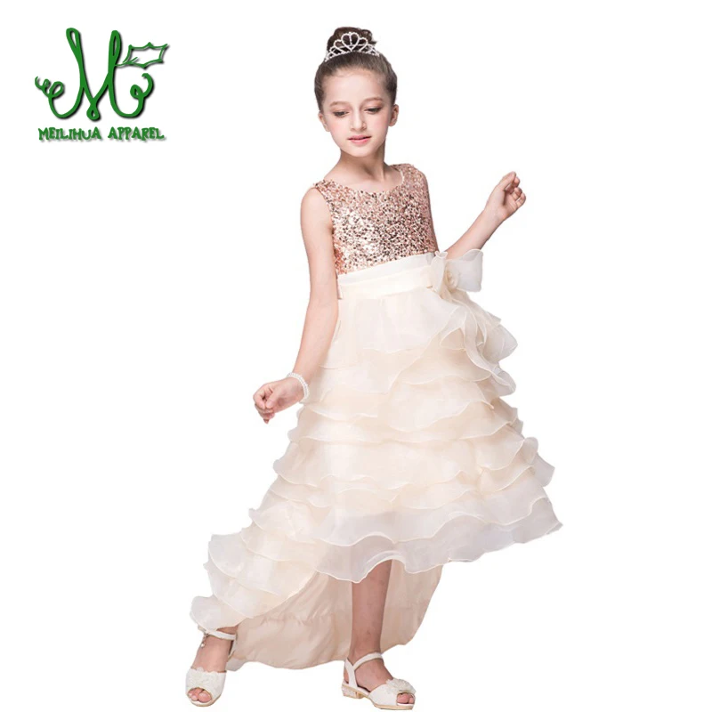 1353 30 De Réduction2018 Nouvelle Robe De Mode Pour Fille Princesse Robe De Soirée Pour Bébé Fille Robe Sans Manches Pour 3 4 5 67 8 9 10 11 12