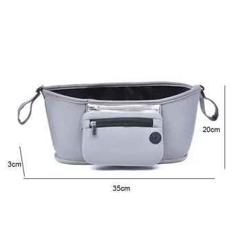 

Travel Baby Stroller Bag Nappy Diaper Mummy Bag Carriage Hanging Basket Storage Organizer Feeding Bottle Stroller Accessories