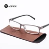 AOUBOU Brand High-End Business Reading Glasses Men Stainless Steel PD62 Leesbril Ochki +1.75+1.25 Degree Gafas De Lectura  AB002 ► Photo 1/6