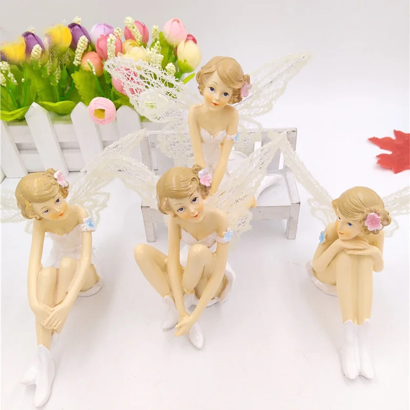 

Fairytale Flower Fairy Ornaments Daytime Decoration Ornaments Home Bedroom Decoration Cartoon Gift Car Cake Decorations