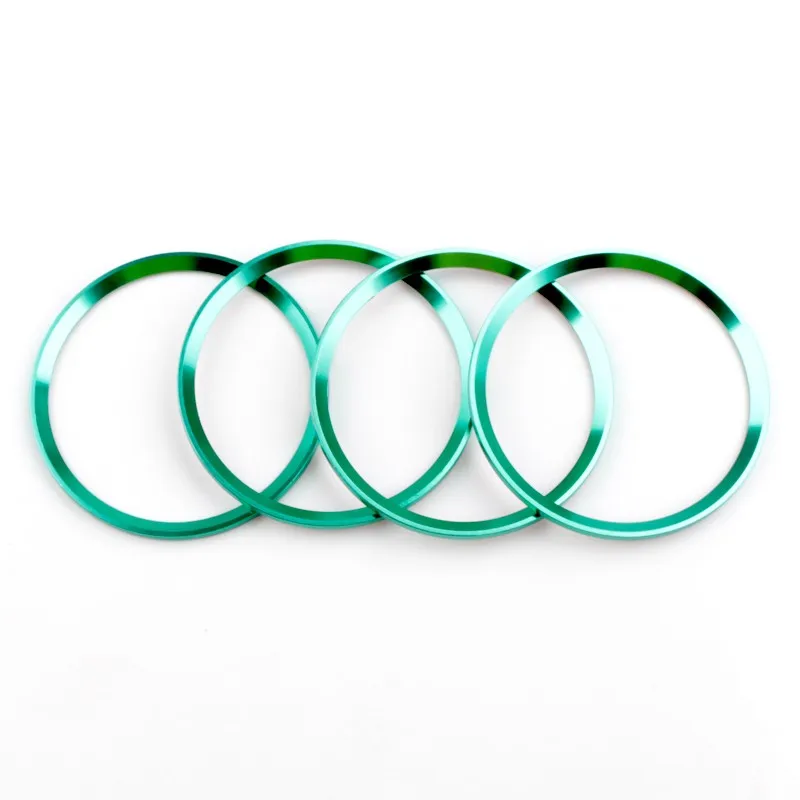 Декоративные кольца-Стикеры для hyundai Tucson, аксессуары для стайлинга автомобилей - Название цвета: green
