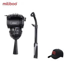 Miliboo M8 профессиональная трансляция Кино Видео жидкости головки нагрузки 15 кг сверхмощный штатив камера стенд с 100 мм чаша