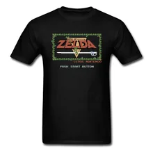 Legend Of Zelda T Shirt Game Tshirt Latest Men T shirts Round Collar Clothes 100 Cotton