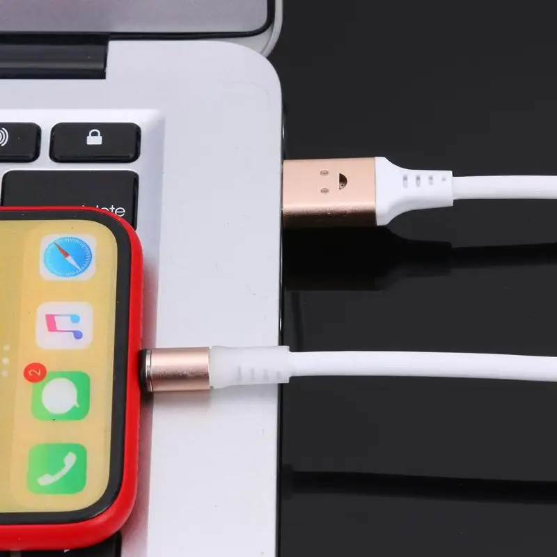 2 в 1 Магнитный type-C 8 контактный кабель для зарядки звука контроль освещения магнит зарядное устройство для мобильных телефонов адаптер Шнур высокого качества