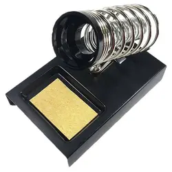 HHO-портативная Съемная паяльная железная подставка с губкой пружинная основа черный (набор из 3 предметов)