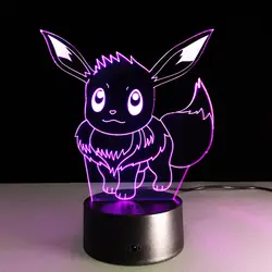 Карман серии Yi BU 3D Lights Красочные сенсорный светодиодный визуальные фары подарок Атмосфера лампы 119