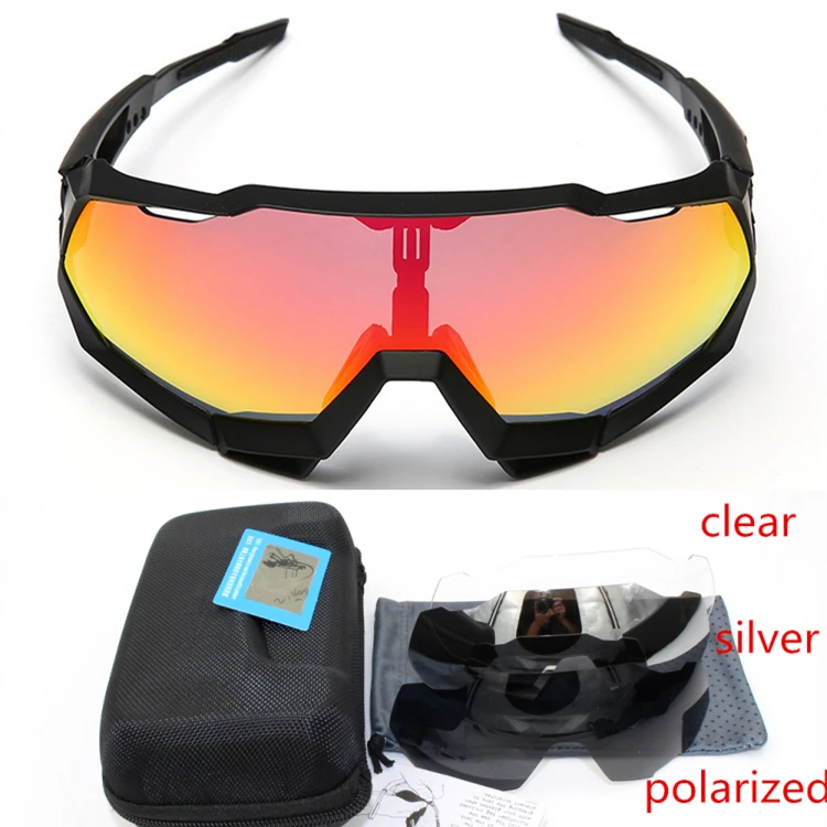 Поляризованные велосипедные солнцезащитные очки, очки для горного велосипеда, спортивные очки, очки для горного велосипеда, велосипедные очки, Питер - Цвет: 1