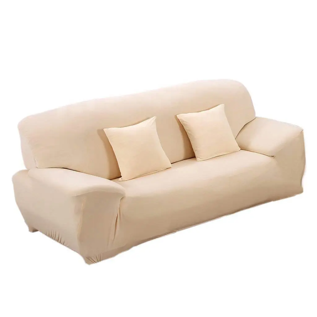 

Sofa Cover Living Room Cover Extensible Polyester Decor-Beige