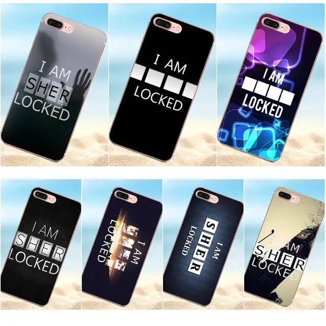 Qdowpz I Am Sherlocked Wallpaper Cute Phone Case For Samsung Galaxy
