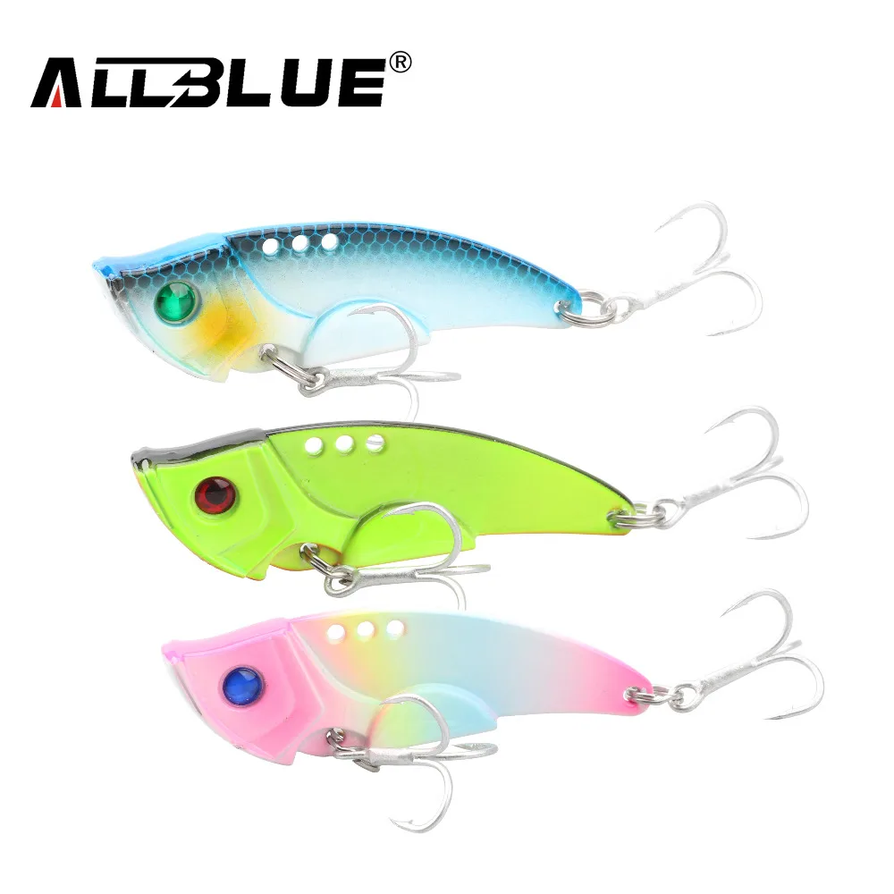 ALLBLUE 20g Metal Blade Lure Salt Water VIB Hard Bait Shallow Water Bass Vibrations Minnow