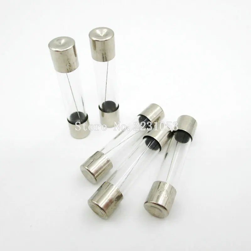 

20PCS/LOT 1A 250V 6*30mm Glass Fuse 6x30MM 1A/250V