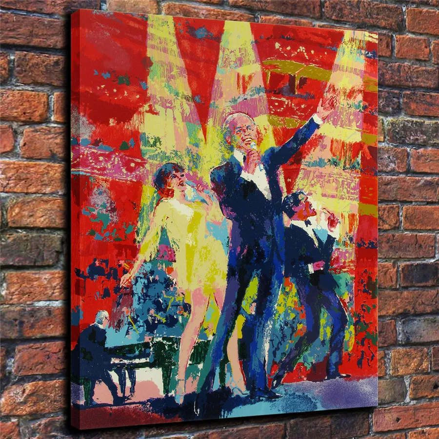 LeRoy Neiman музыка и спорт события цветной печати холст живопись гостиная спальня