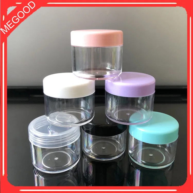 5pc Mini Refillable Bottles Cosmetic Empty Jar Acrylic Pot Eyeshadow