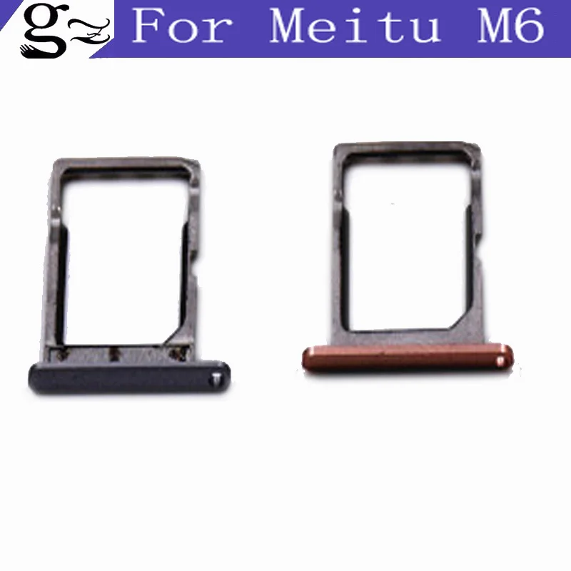 A+ качество Sim держатель для карт лоток отделение для карт, в которое можно Meitu m 6 5," мобильный телефон для Meitu m6 Примечание