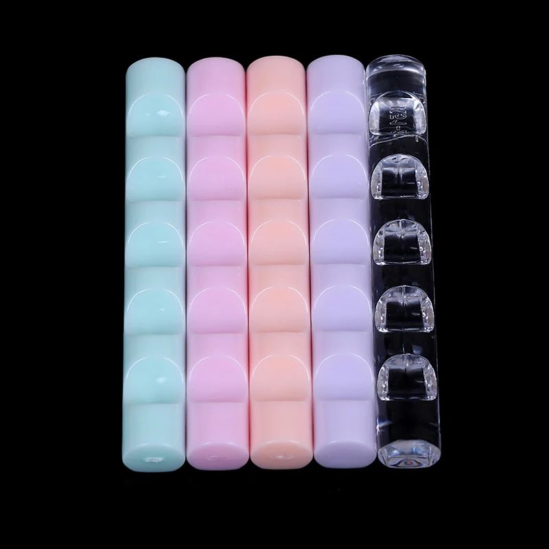 1pc Nail Art Brush Holder Rack Nail Brush Stand Clear Acrylic Holder