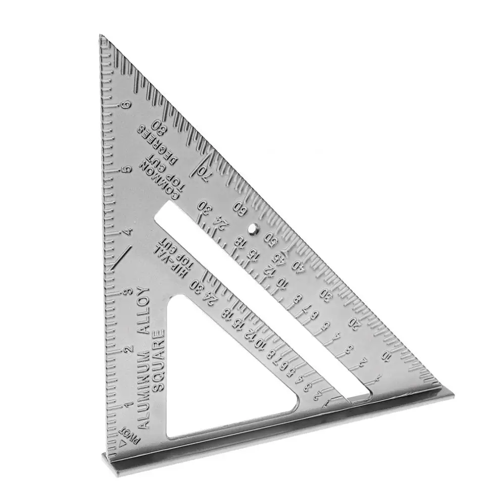 Buy 7 Inch Aluminium Alloy Right Angle Triangle Ruler