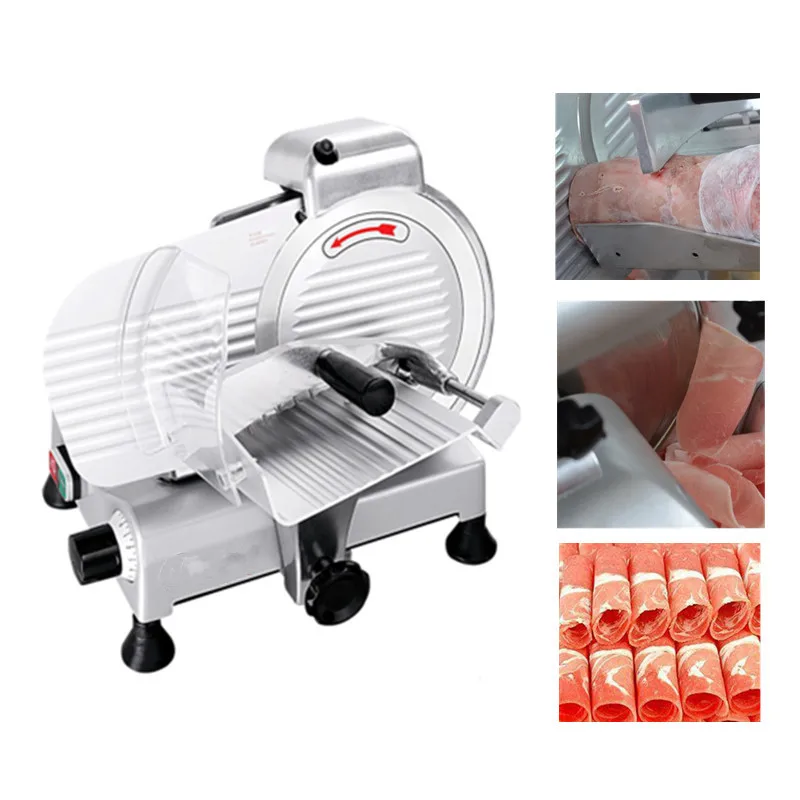 Semi-automatic thickness adjustable meat slicer lamb beef frozen food cutter premium dry dog food adult sensitive lamb