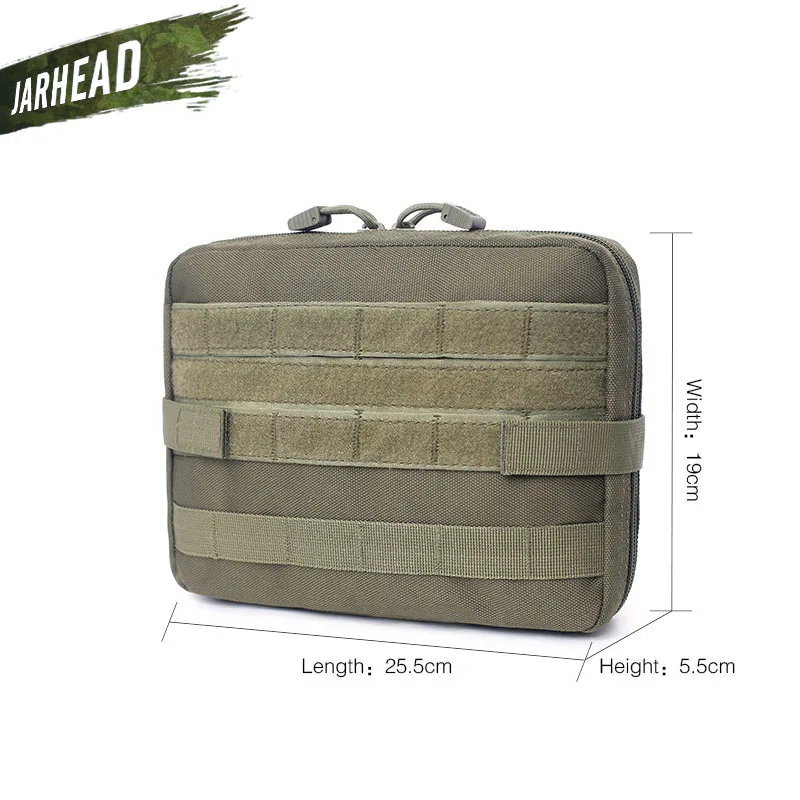 1000D тактическая Сумка Molle нейлоновая черная сумка большой органайзер для