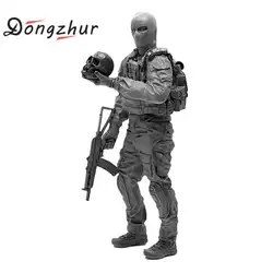 Dongzhur 1 шт. 1/35 вооруженных персонала Смола солдат игрушки Diy ремесла Модель собрана подарки Масштаб модели цифры Hong-06