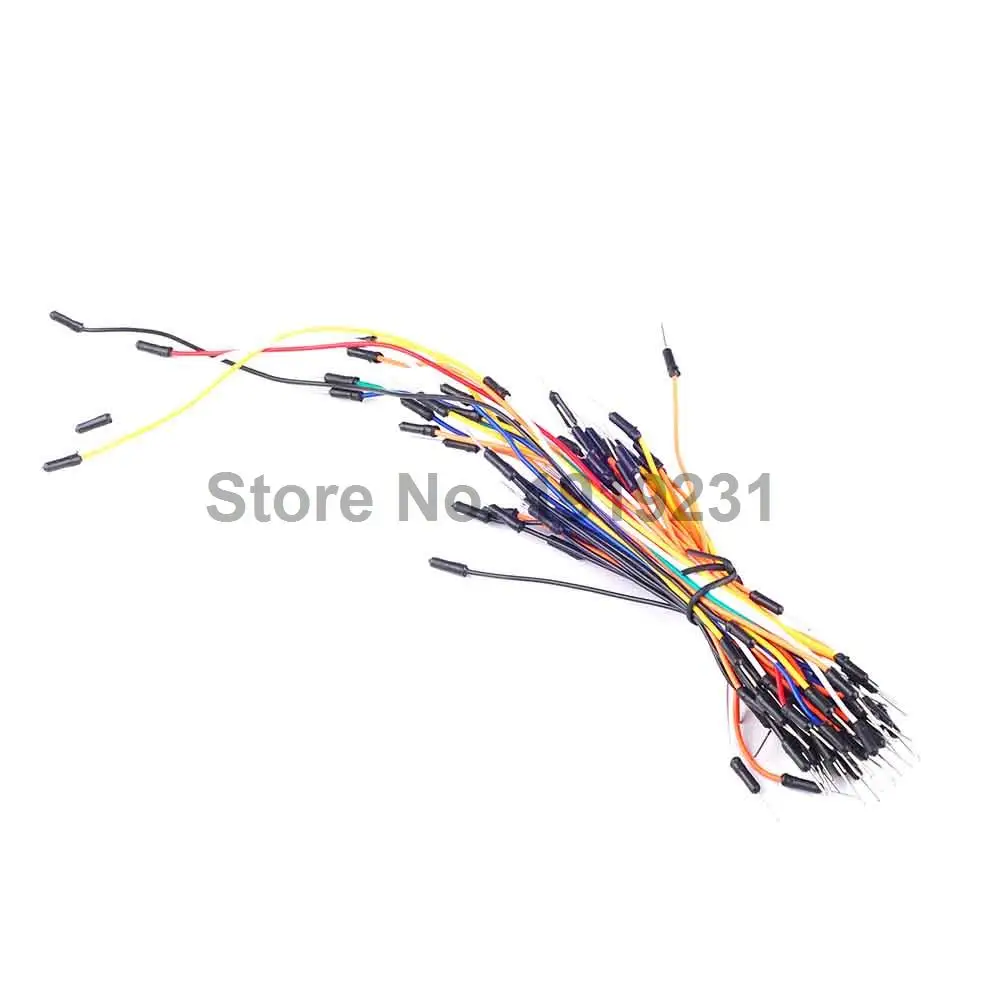 65pcs Jump Wire Male to Male Jumper Wire for font b Arduino b font Breadboard Free
