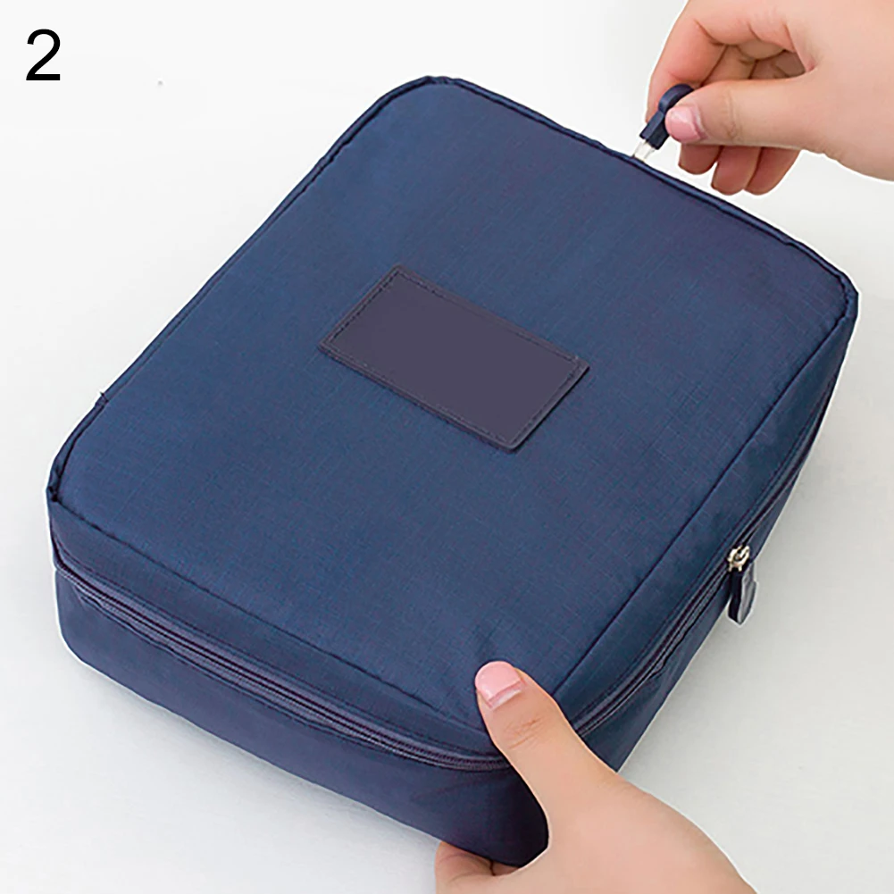 Multifunctional Cosmetic Toiletries Storage Bag Travel Makeup Organizer Pouch (2)