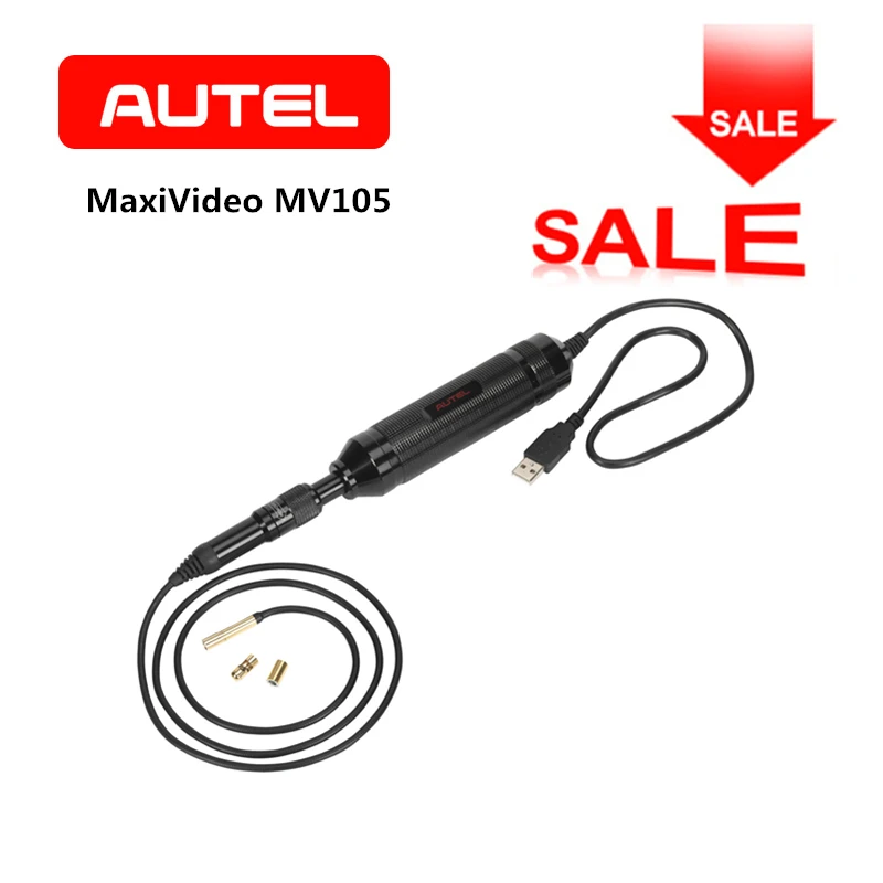 

AUTEL MaxiVideo MV105 Digital Inspection Mirror obd2 for MaxiSys Series PC Waterproof 5.5mm Endoscope Diameter Diagnostic Tool