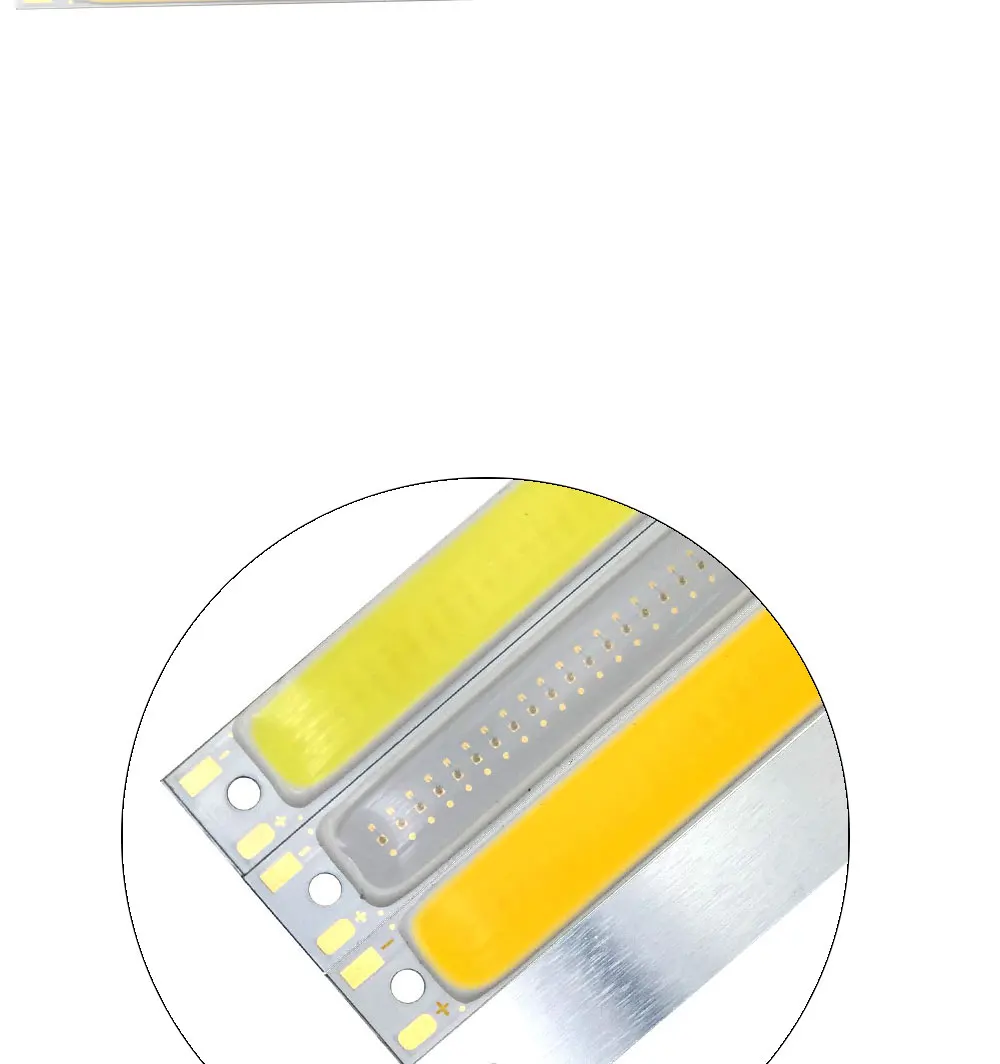 608mm 2V 3V COB LED Light Bulb 60mm Strip Red Bule Warm Cool White 1W 3W 3.7V LED Lighting Source for DIY Work Lamps (4)