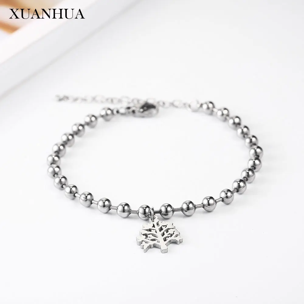 

XUANHUA Chain Link Bracelets Bangles For Women Stainless Steel Jewelry Woman Atheism Bohemian Bracelet Wholesale Lots Bulk