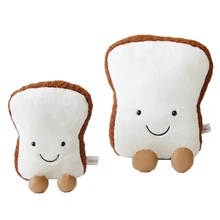 Милый мультфильм Тост Хлеб плюшевая игрушка-подушка 20~ 45 см Тост Хлеб с ногами Дети Фаршированные Плюшевые творческая личность Подушка игрушка